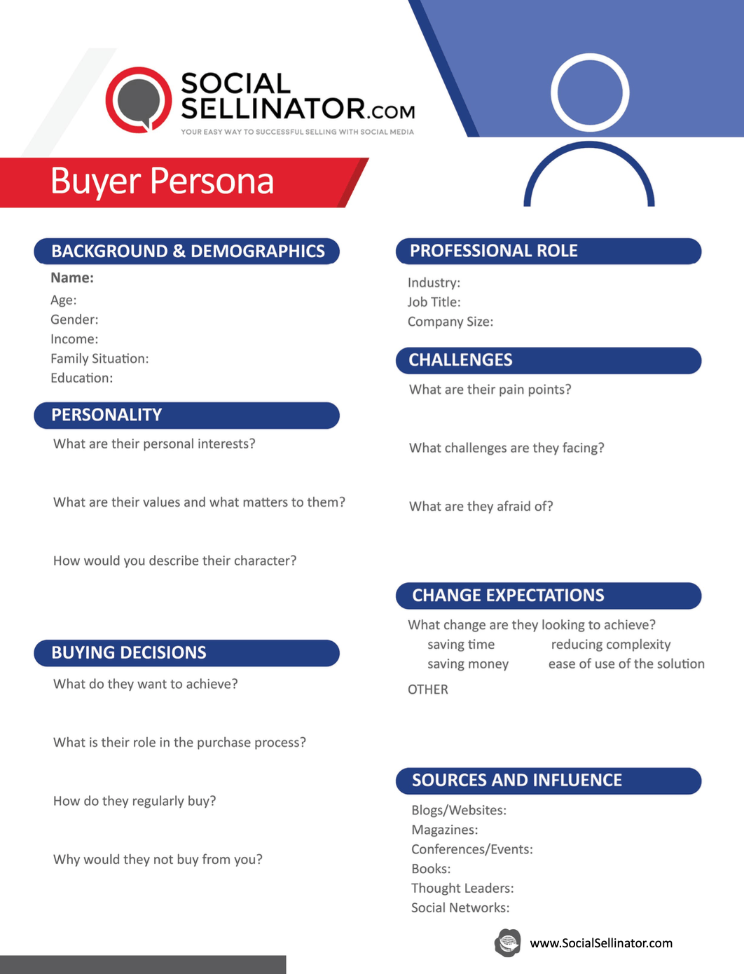 Buyer Persona Creator SocialSellinator Resources Buyer Persona Creator SocialSellinator Resources